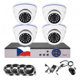 4CH 5MPx AHD kamerový set EONBOOM 4D CCTV s DVR s LAN a 4x venkovní dome kamera 4CH 5MPx AHD kamerový set EONBOOM 4D CCTV s DVR s LAN a 4x venkovní dome kamera