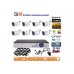 8CH STARVIS kamerový set  CCTV EONBOOM VR8B s DVR s LAN a 8x vari bullet kamerou