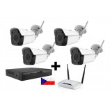 Kamerový WiFi IP set - 4x Zoneway NC950 5MPx, NVR2104 a WiFi router Kamerový WiFi IP set - 4x Zoneway NC950 5MPx, NVR2104 a WiFi router