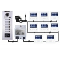 Set videozvonku ZONEWAY ZW-432M + ZW-619-8D Set videozvonku ZONEWAY ZW-432M + ZW-619-8D