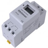 Multifunkční programovatelný týdenní časovač 1min, 230V AC, DIN, THC15A